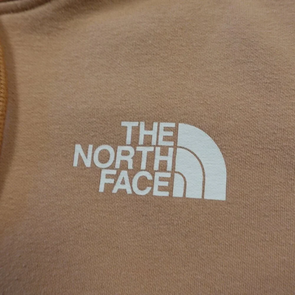 The North Face Logo Hoodie Men’s‎ Large Dusty Rose Fleece Pullover